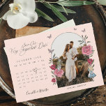 Alice In Wonderland Pencil Us In Calendar Photo Save The Date<br><div class="desc">Have your guest mark their calendars for your very important date with our beautifully designed vintage Alice in Wonderland-themed wedding photo save the date. Perfect for an Alice in Wonderland-themed wedding. We've meticulously restored the iconic Alice in Wonderland vintage white rabbit & Alice illustration by hand sketching and bringing it...</div>
