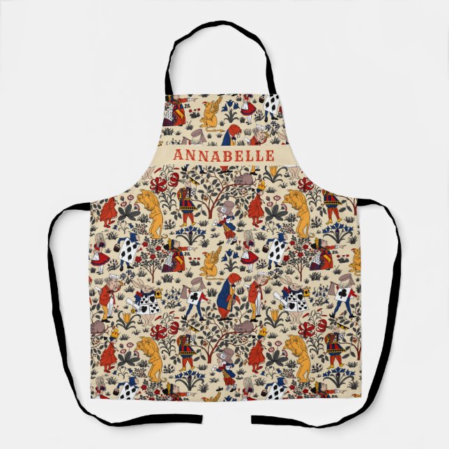 Alice in Wonderland Personalize Apron (Front)