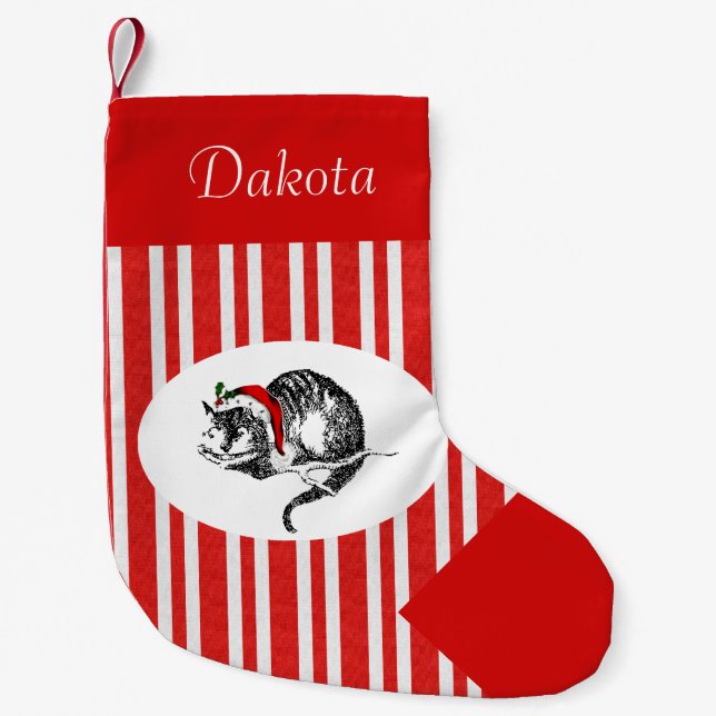 Alice in Wonderland Personalized Cat Stocking (Front)