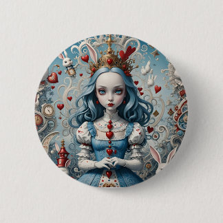 Alice in Wonderland Pin Badge