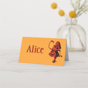 Alice in Wonderland Place Card