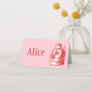 Alice in Wonderland Place Card