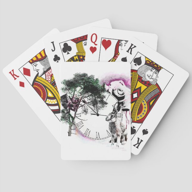 Alice in Wonderland playing cards (Back)