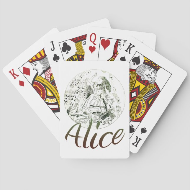 Alice in Wonderland Playing Cards (Back)