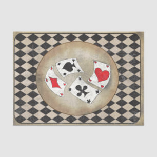 Alice in Wonderland Playing Cards Tissue Paper