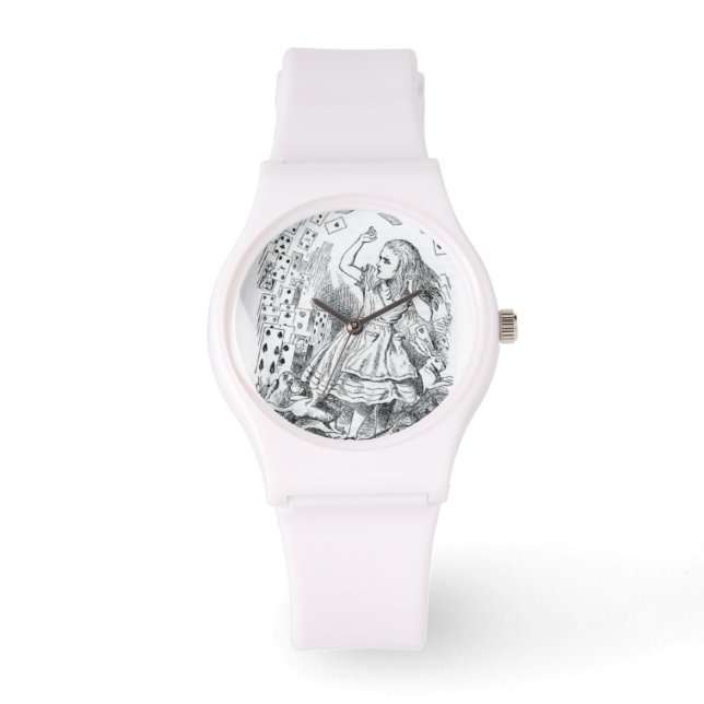 Alice in Wonderland Playing Cards Watch (Front)
