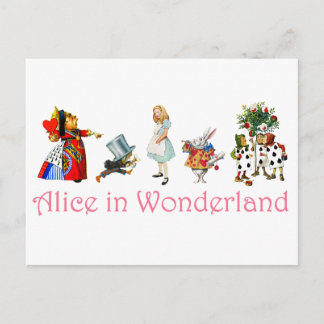 Alice in Wonderland Postcard