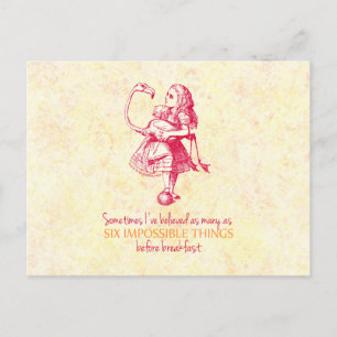 Alice in Wonderland Postcard