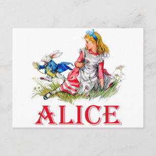 ALICE IN WONDERLAND POSTCARD
