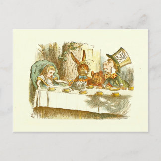 Alice in Wonderland Postcard (Mad Tea Party)