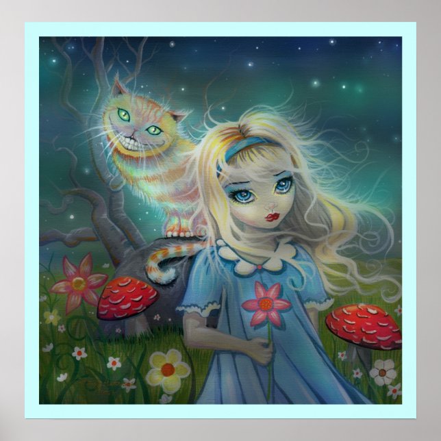 Alice in Wonderland Poster Print (Front)