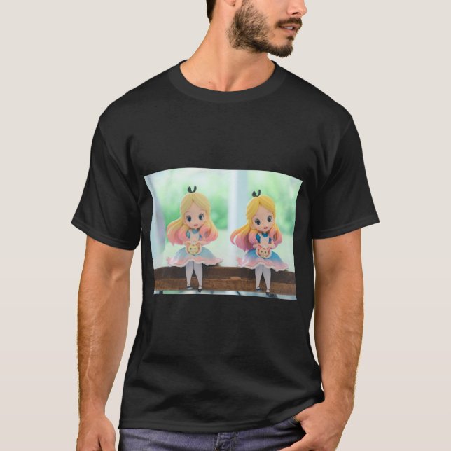 Alice in Wonderland Print T-Shirt (Front)
