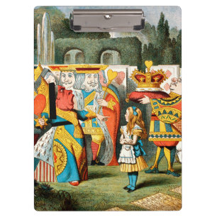 Alice in Wonderland Queen of Hearts Clipboard