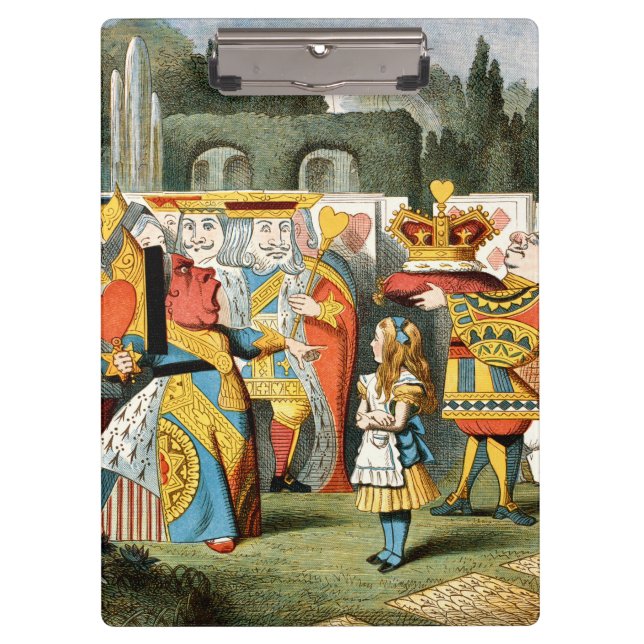 Alice in Wonderland Queen of Hearts Clipboard (Front)