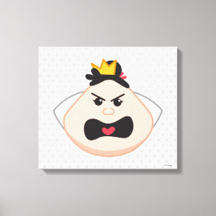 Alice in Wonderland   Queen of Hearts Emoji 4 Canvas Print