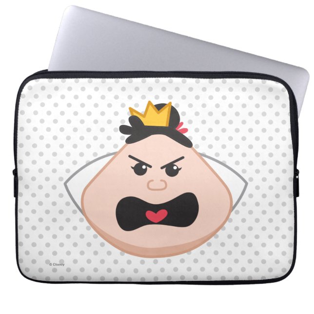 Alice in Wonderland | Queen of Hearts Emoji Laptop Sleeve (Front)