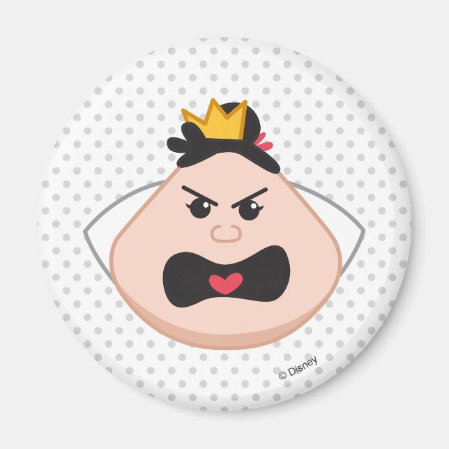 Alice in Wonderland | Queen of Hearts Emoji Magnet (Front)