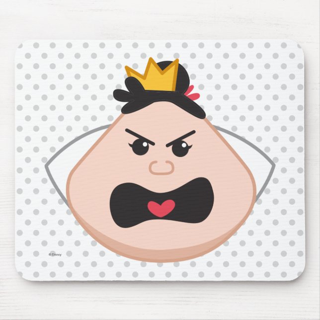 Alice in Wonderland | Queen of Hearts Emoji Mouse Pad (Front)