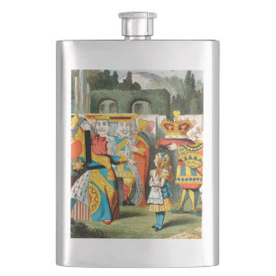 Alice in Wonderland Queen of Hearts Hip Flask