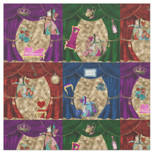 Alice in Wonderland Queen of Hearts in Theater Fabric