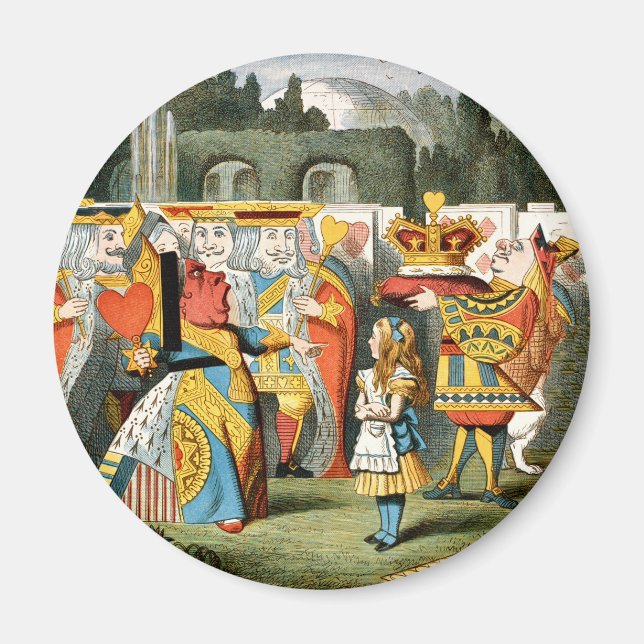 Alice in Wonderland Queen of Hearts Magnet (Front)