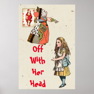 Alice in Wonderland - Queen of Hearts Poster