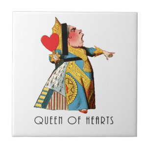 Alice in Wonderland Queen of Hearts Tile
