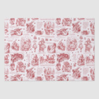 Alice in Wonderland Red Toile Quotes