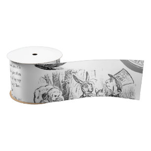 Alice in Wonderland Ribbon Satin Ribbon