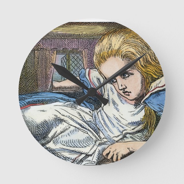 ALICE IN WONDERLAND ROUND CLOCK (Front)
