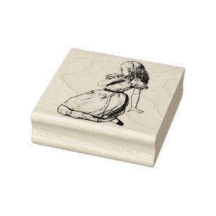 Alice in Wonderland Rubber Stamp
