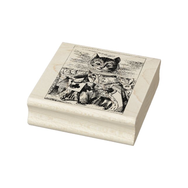 Alice In Wonderland Rubber Stamp (Stamp)