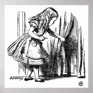 Alice in Wonderland  Small Door to Wonderland Poster