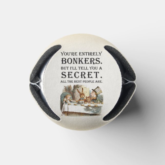 Alice In Wonderland - Tea Party - Bonkers Quote Can Cooler (Bottom)