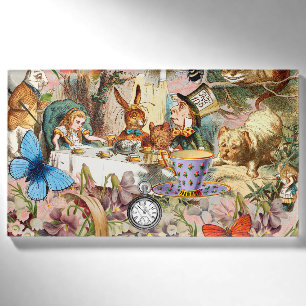 Alice in Wonderland tea party characters Name Tag