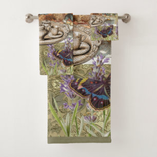 Alice in Wonderland Tea Party Guests Bath Towel Set