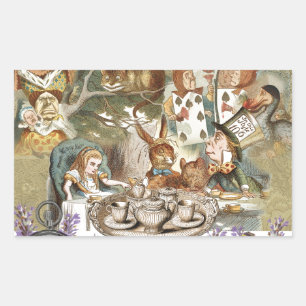 Alice in Wonderland Tea Party Guests Sticker