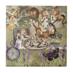 Alice in Wonderland Tea Party Guests Tile