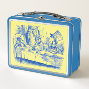 Alice in Wonderland Tea Party Metal Lunch Box