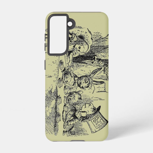 Alice in Wonderland Tea Party Samsung Galaxy S21 Case (Back)