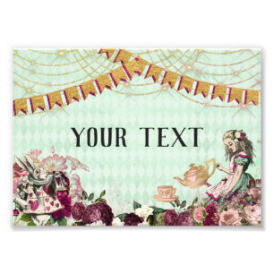 Alice in Wonderland Tea Photo Print