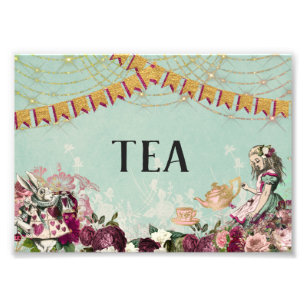 Alice in Wonderland Tea Photo Print