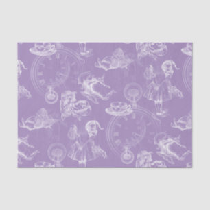 Alice in Wonderland Tea Time Lavender Tissue Paper