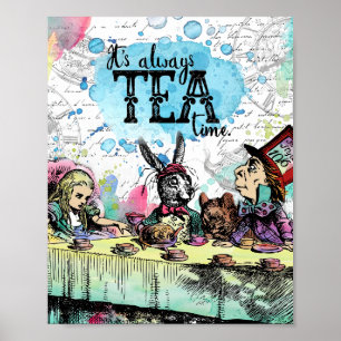 Alice in Wonderland - Tea Time  Poster