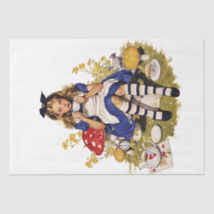 Alice in Wonderland tea time Tissue Paper