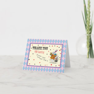 Alice in Wonderland - Thank You Card
