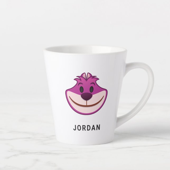 Alice In Wonderland | The Cheshire Cat Emoji Latte Mug (Right)