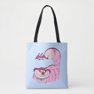 Alice In Wonderland   The Cheshire Cat in Text Tote Bag