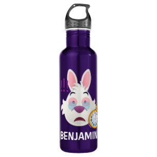 Alice In Wonderland    The White Rabbit Emoji 710 Ml Water Bottle