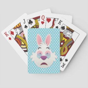 Alice In Wonderland    The White Rabbit Emoji Playing Cards